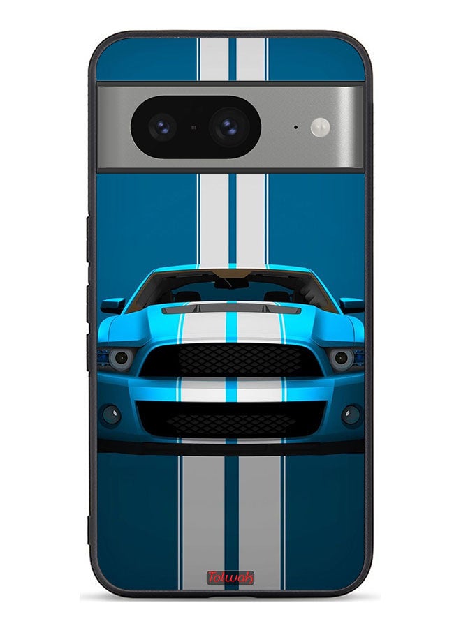 Tolwak Google Pixel 8 Protective Case Cover Car Abstract Art - Image 1