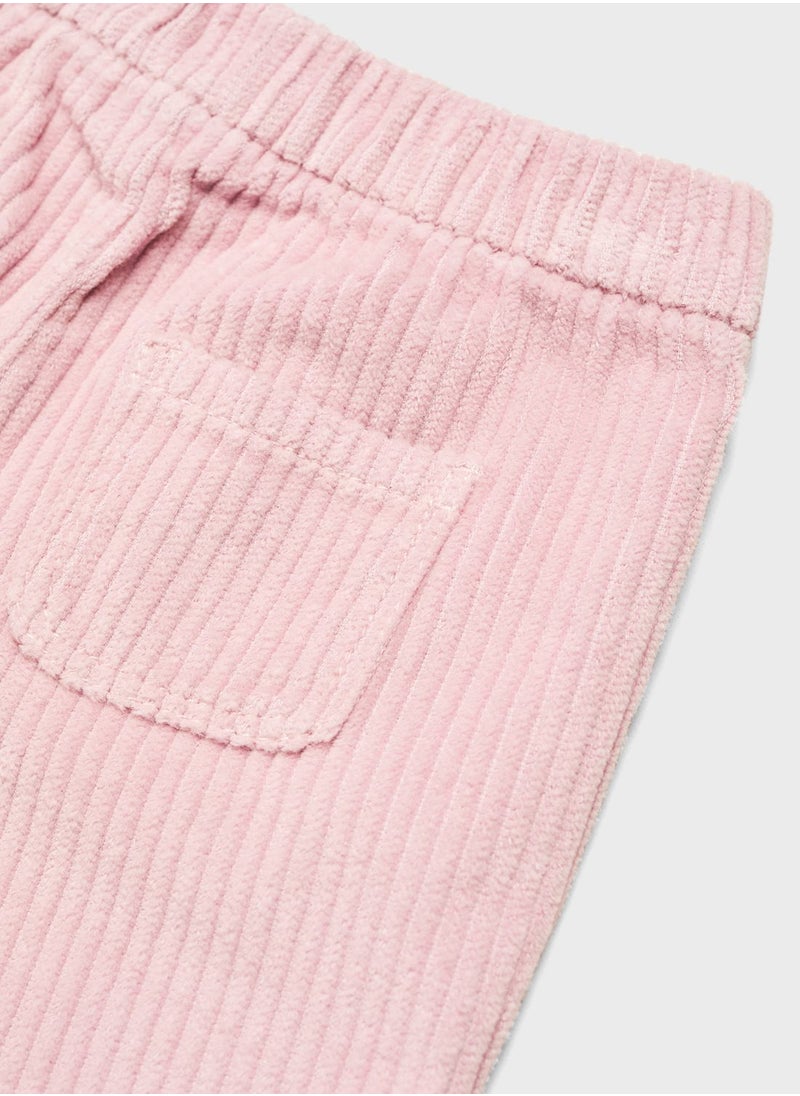 MANGO - Kids Corduroy Straight Fit Trousers - Image 1