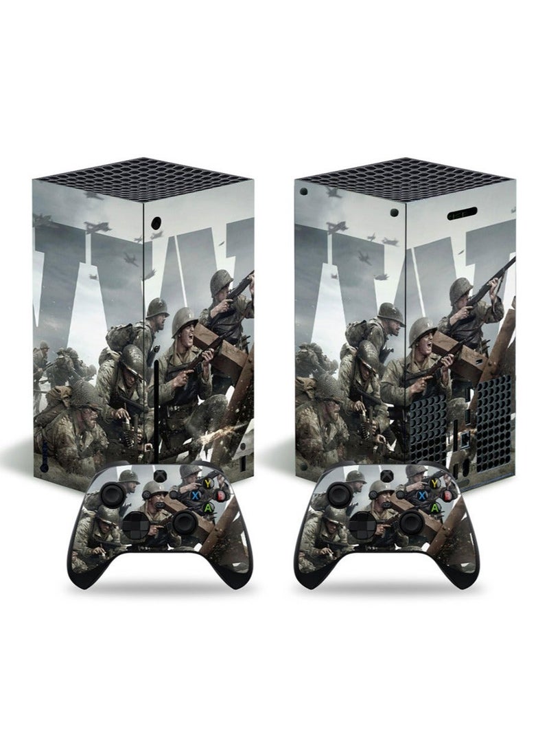 XBOX SERIES X Console Controller Skins Set, Skin Wrap Decal Sticker XBOX Series X, Protective Film Sticker for XBOX X Call of Duty,XBOX Series X Sticker, Vinyl Cover Sticker - Image 1