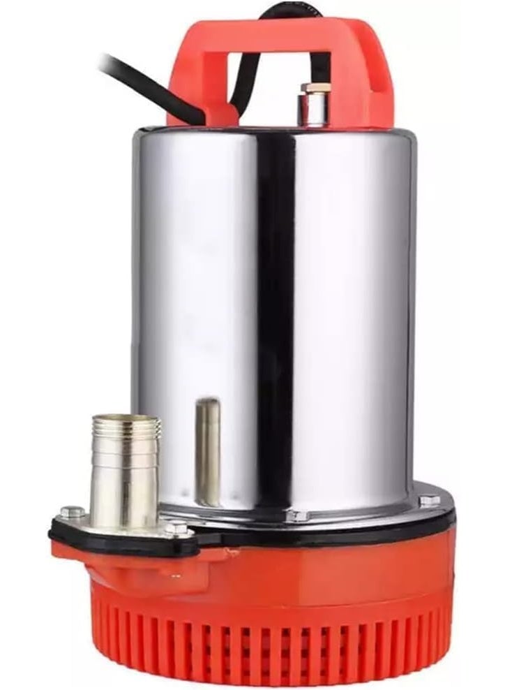 Submersible water pump with a stainless steel cover, 12V, 550W, 11 meters of head, flow rate of 10,000 liters/hour, 2.5 cm outlet. - Image 5