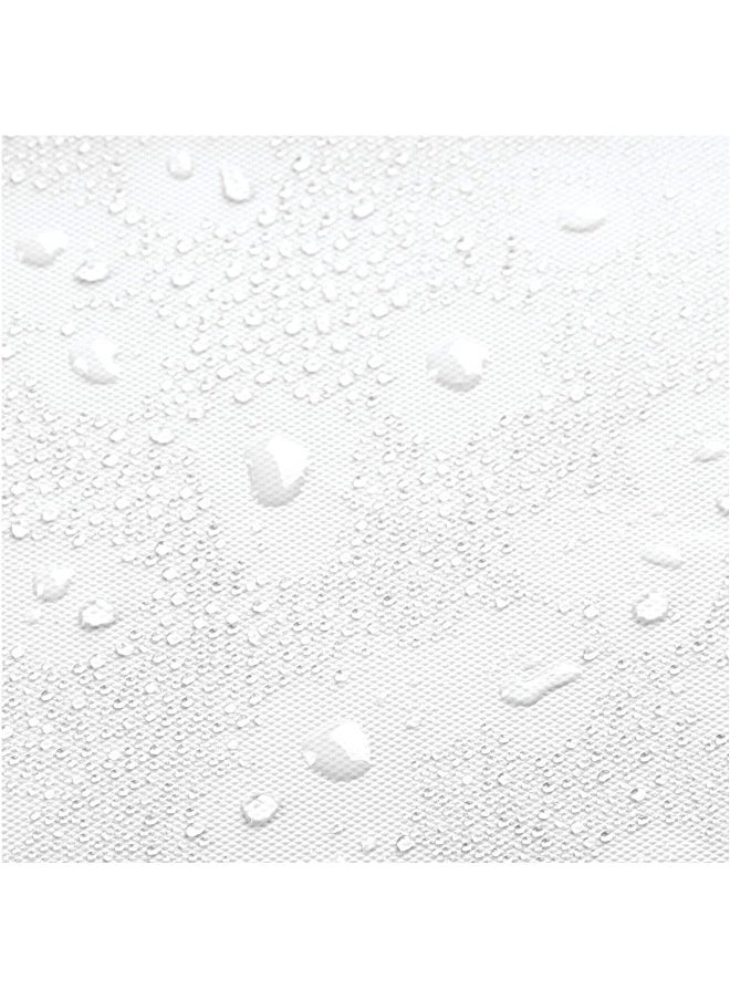 InterDesign iDesign PEVA Mold and Mildew Resistant Plastic Shower Curtain Liner for Use Alone or With Fabric Curtain, Set of 2, 72” x 72”, White  - Image 5