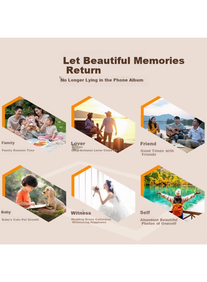 Arzopa 10.1 Inch Digital Electronic Photo Frame Smart Cloud Frame Electronic Album Photo Video Touch Playable Table/Wall Mountable D10 Holiday Gift - Image 3