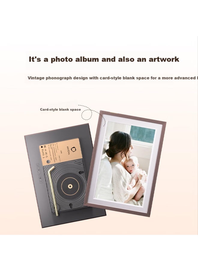 Arzopa 10.1 Inch Digital Electronic Photo Frame Smart Cloud Frame Electronic Album Photo Video Touch Playable Table/Wall Mountable D10 Holiday Gift - Image 2