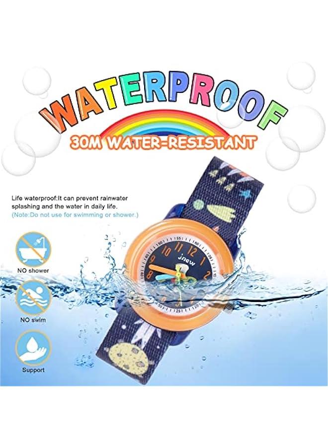 Kids Watch, Girls Watch Waterproof 3D Cute Cartoon Toy Silicone Band Wristwatch Childrens Watches Gift for Girls Boys Age 3-11 Years Old (Blue) - Image 5