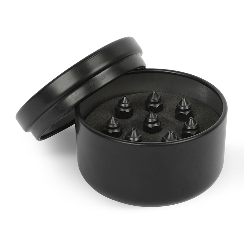 Creality 3D 3D Printer Nozzle: 8pcs Hardened Steel Set - High Temperature Resistance Up To 450°C Wear Resistant Corrosion Resistant For FDM 3D Printers, Creality CR-10 Ender-3 Ender-5 Series - Image 1