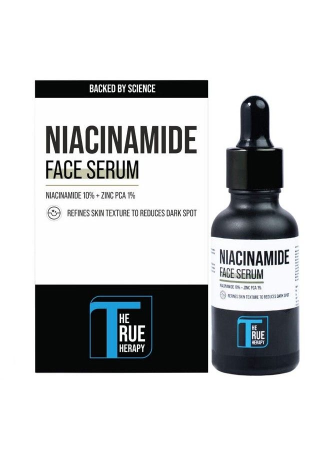 THE TRUE THERAPY Niacinamide 10% + Zinc Pca 1% Serum For Face Pore Reducer Uneven Skin Tone And Dark Spot Reducer Treat Acne Skin Balancing Reduce Excess Oil & Skin Redness 30 Ml  - Image 3