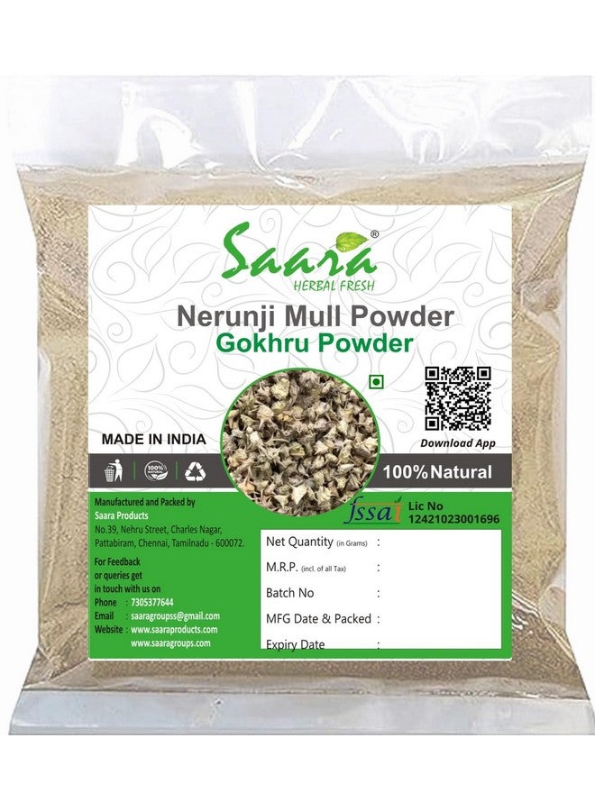 Saara مسحوق نيرونجي مول الطازج من سارة، 50 جرام، غوكهرو، نيرينجيل، قرفة بالير، تريبولوس تيرستريس، نيجيلو مول مقطع، (عبوة 1 × 50 جرام) - Image 1