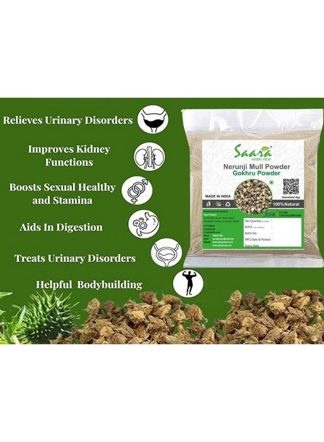 Saara مسحوق نيرونجي مول الطازج من سارة، 50 جرام، غوكهرو، نيرينجيل، قرفة بالير، تريبولوس تيرستريس، نيجيلو مول مقطع، (عبوة 1 × 50 جرام) - Image 3