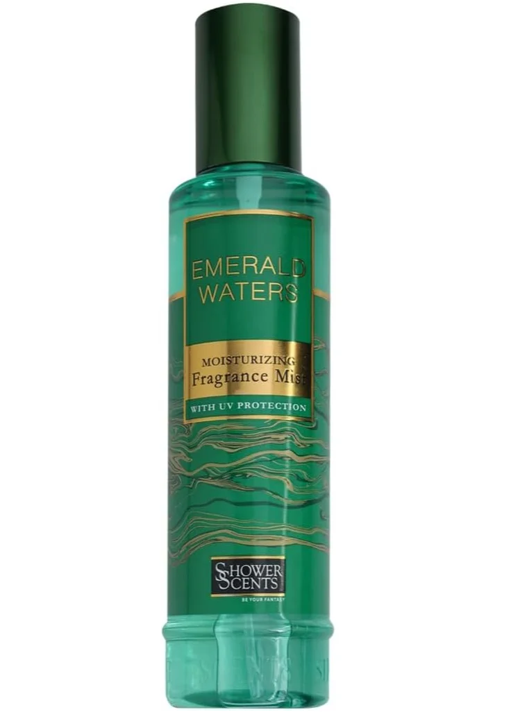 Shower Scents Shower Scents Emerald Waters Moisturizing Fine Fragrance Body Mist With Hyaluronic Acid, Pro - Vitamin B5 and UV Protection 250ml