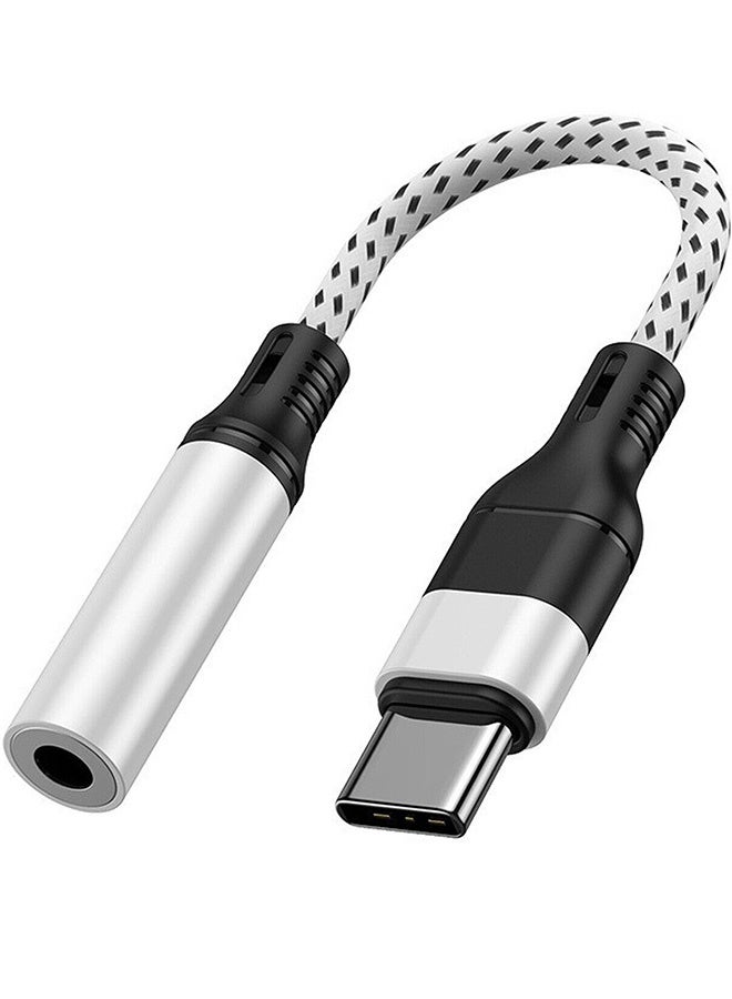 Tersely Type-C USB C to 3.5mm Headphone Adapter Cable Jack, Audio Car AUX for iPhone 17/16/15 Pro/Max/Plus Samsung Fold/Flip 7/6/5 S25/S24/S23 Plus Ultra Google Pixel 10/9/8, for iPad 10th Pro Mini 6 Air (Black) - Image 1