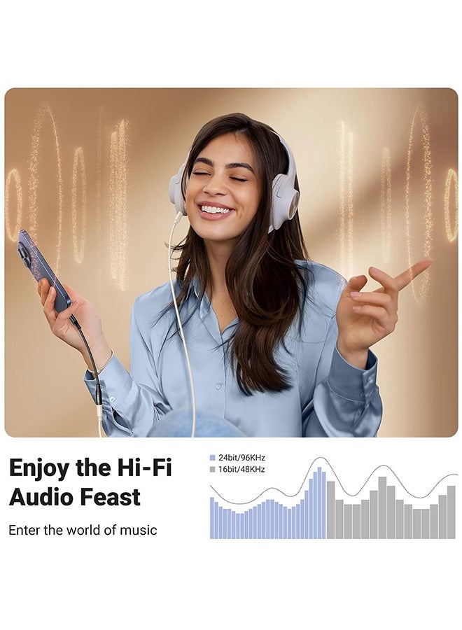 Tersely Type-C USB C to 3.5mm Headphone Adapter Cable Jack, Audio Car AUX for iPhone 17/16/15 Pro/Max/Plus Samsung Fold/Flip 7/6/5 S25/S24/S23 Plus Ultra Google Pixel 10/9/8, for iPad 10th Pro Mini 6 Air (Black) - Image 5