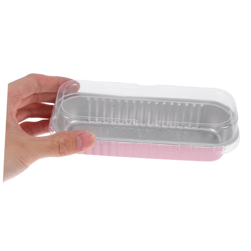 Aluminum Foil Lunch Box Set 10pcs With Lid Insulated Food Container Tray Holder - Image 5