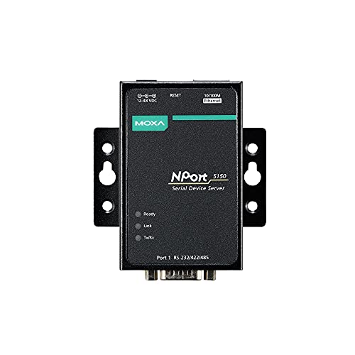 MOXA NPort 5150-1 Port RS-232/422/485 Serial Device Server - Image 1