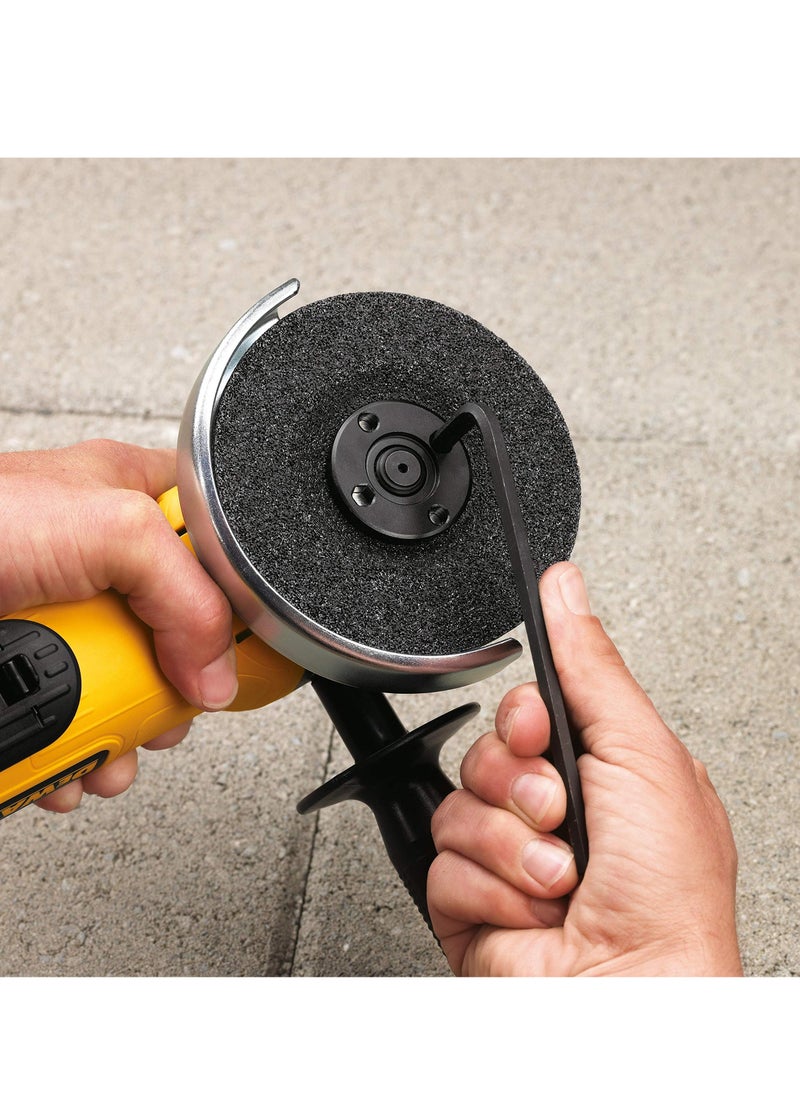DEWALT 115mm, 900w Paddle Switch Angle Grinder Yellow and Black  - Image 3