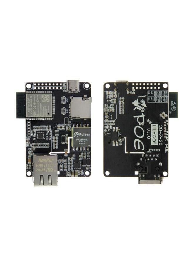 BURAQ - TTGO T-Internet-POE ESP3 Module Ethernet Adapters Extension Board - Image 1