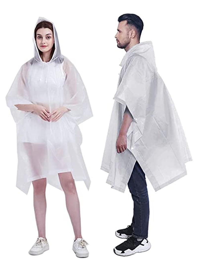 Generic Adult Raincoat, Rain Poncho, Portable EVA with Hood Reusable Coats Emergency Camping Survival Kits, Waterproof with Hoods and Sleeves Lightweight Jacket for Women Men  - Image 1