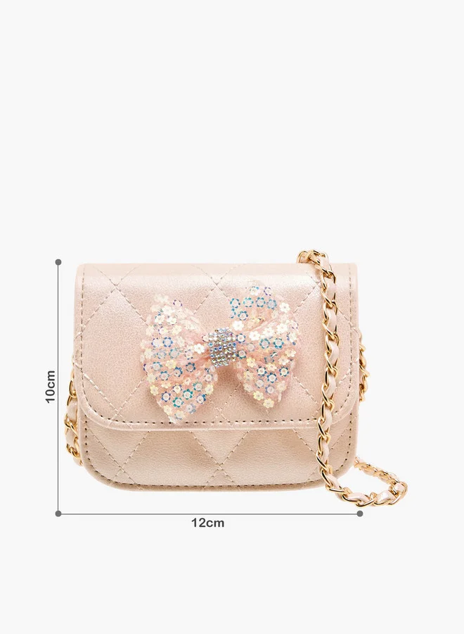 Flora Bella By Shoexpress Flora Bella Crossbody Bag with Chain Strap Ramadan Collection