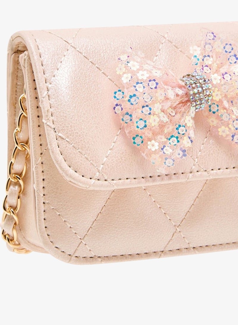 Flora Bella By Shoexpress Crossbody Bag with Chain Strap - Image 5