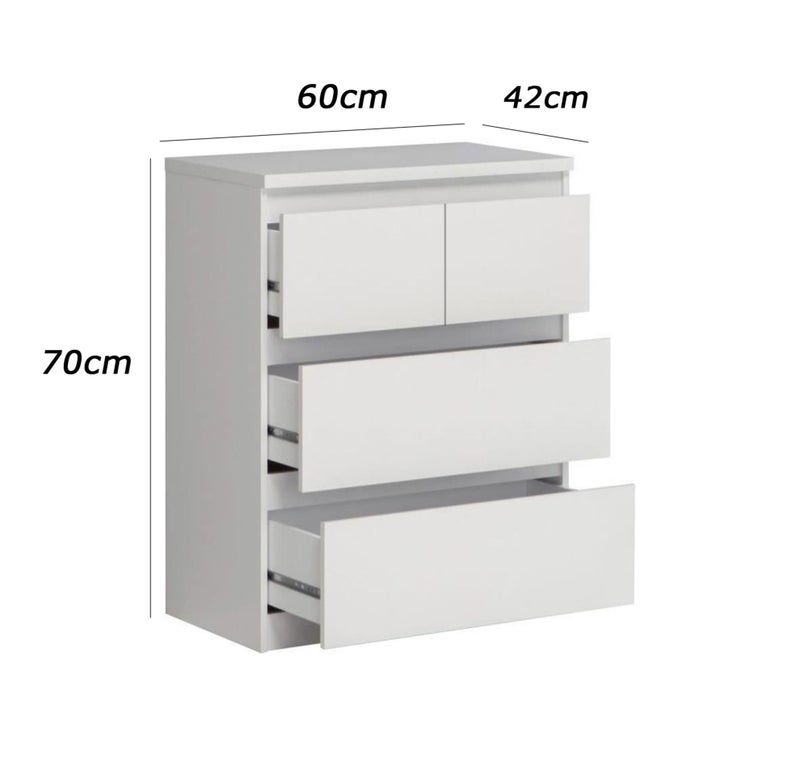 فرنتشر ستور وحدة ادراج مودرن ام دى اف - ارتفاع 70 سم - عرض 60 سم - عمق 42 سم ، من فرنتشر ستور. - Image 5