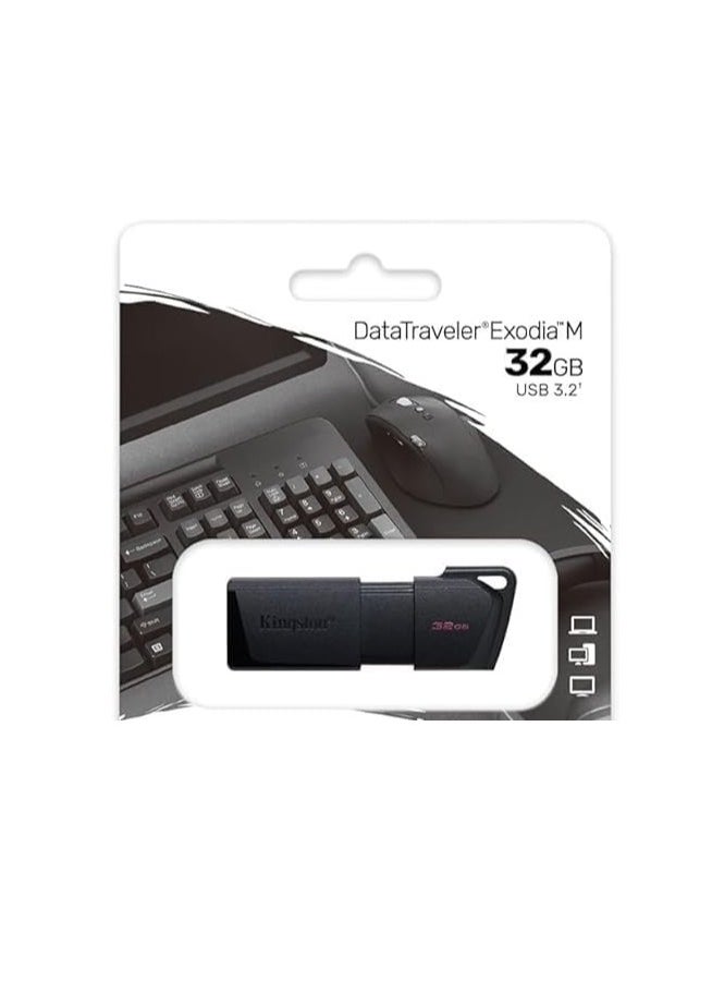 Kingston Kingston 32GB USB3.2 Flash Drive (Black) 