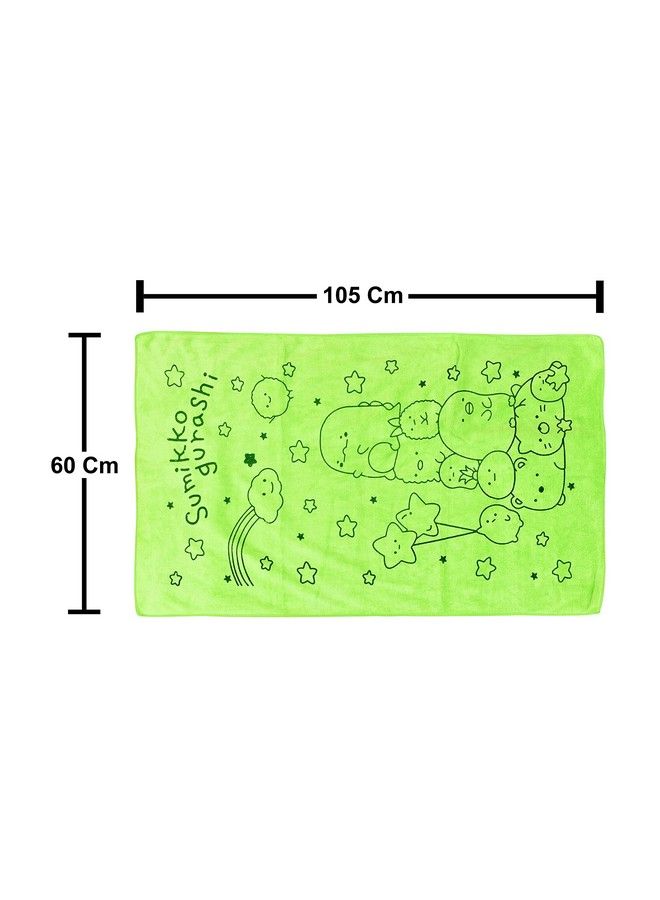 The Little Lookers Bath Towel For Newborn ; Baby ; Kids ; Super Soft Baby Bath Towel For Infants (0 3 Years) (Green Pack Of 1) - Image 4