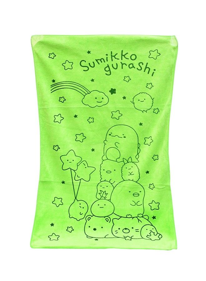 The Little Lookers Bath Towel For Newborn ; Baby ; Kids ; Super Soft Baby Bath Towel For Infants (0 3 Years) (Green Pack Of 1) - Image 2