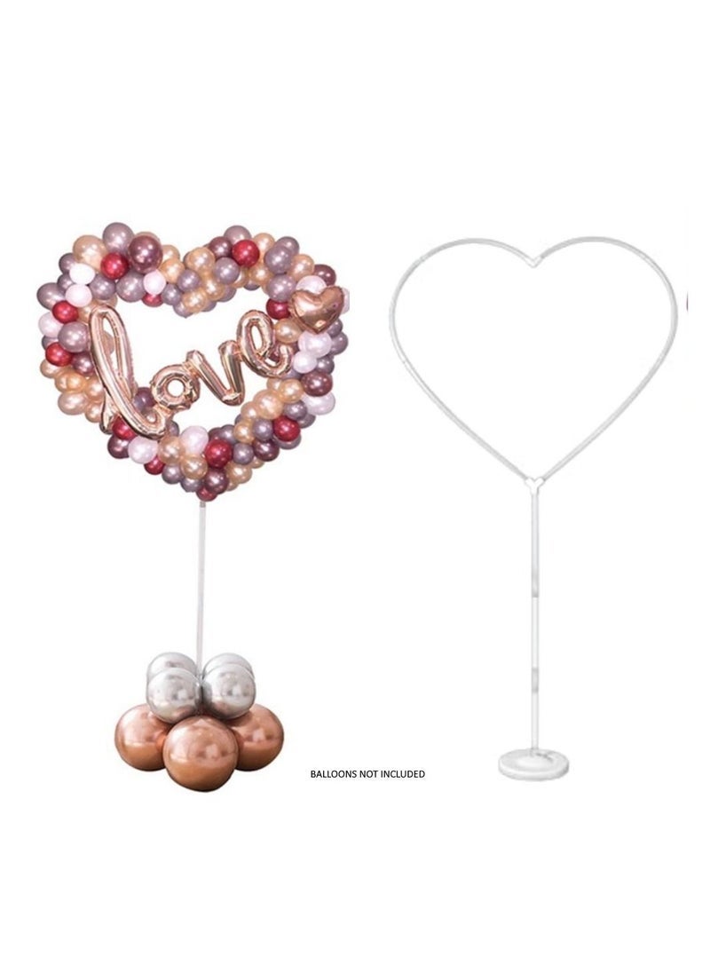 JOLLITY LLC Heart shaped Column Stand Kit for Proposal Birthday Wedding Baby Shower Graduation Anniversary Balloons not Included (1 pc) - Image 1