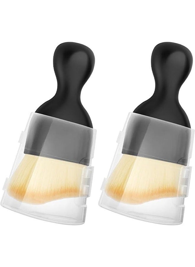 2 Pcs Car Interior Cleaning Brush, Duster, Detailing Brushes for Electronics, Handmade Model, Cellphone, Keyboard, PC, Laptop, Various Products Cleaning Brush - Image 1