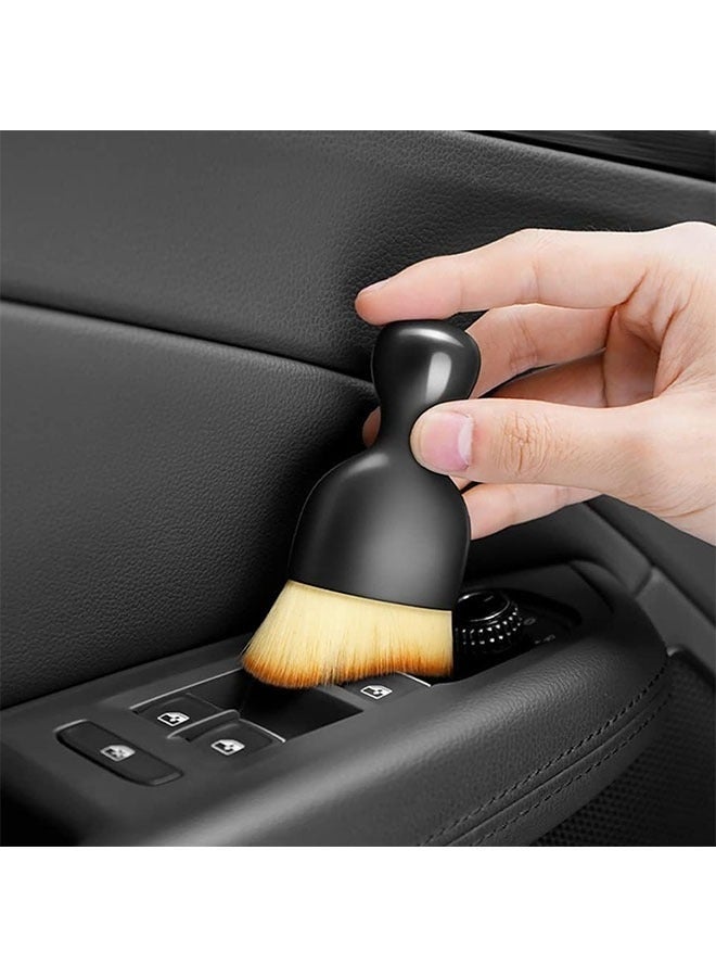2 Pcs Car Interior Cleaning Brush, Duster, Detailing Brushes for Electronics, Handmade Model, Cellphone, Keyboard, PC, Laptop, Various Products Cleaning Brush - Image 3