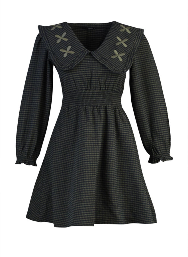 trendyol Multi Color Collar Detailed Woven Dress - Image 5