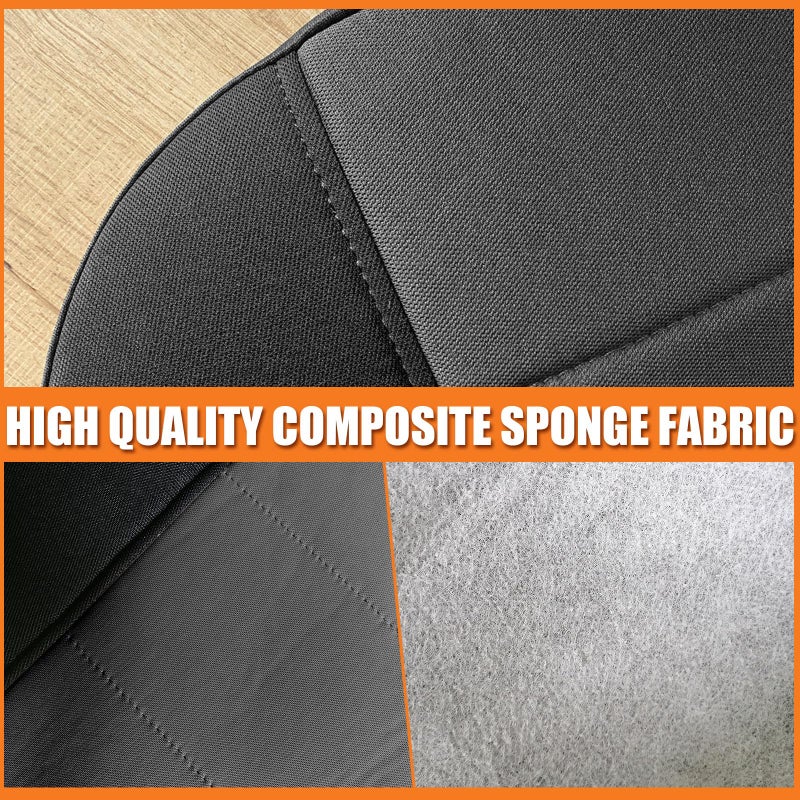 Kistrba Truck Seat Cover Compatible with 1999-2004 Ford F-150 Front Solid Bench Seat Covers with Molded Headrests - Image 2