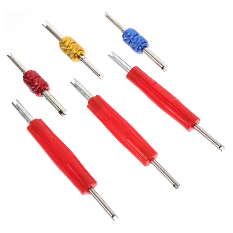Valve Core Remover Tool for Car Bike Tire Repair with 4 Extractor Heads - Image 2