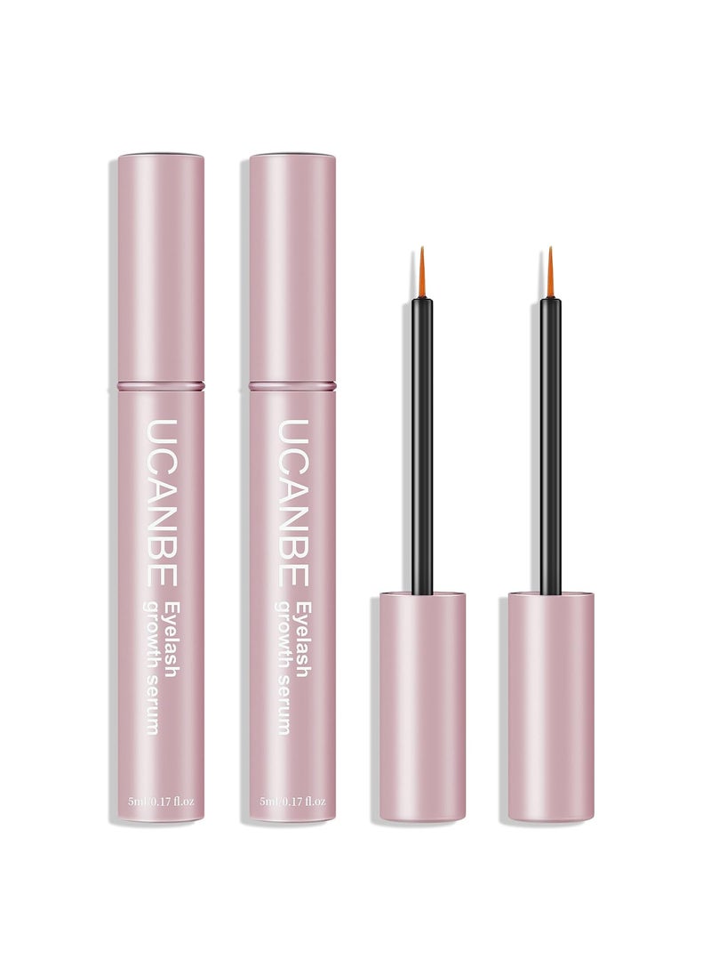 Ucanbe - Lash Serum for Eyelash  Eyebrow Growth10ml2Pack Eyelash Enhancing Serum Lash  Brow Enhancer with Advanced Formula for Growing Longer Fuller Thicker  Healthier Voluminous Eye Lashes  Brows - Image 1