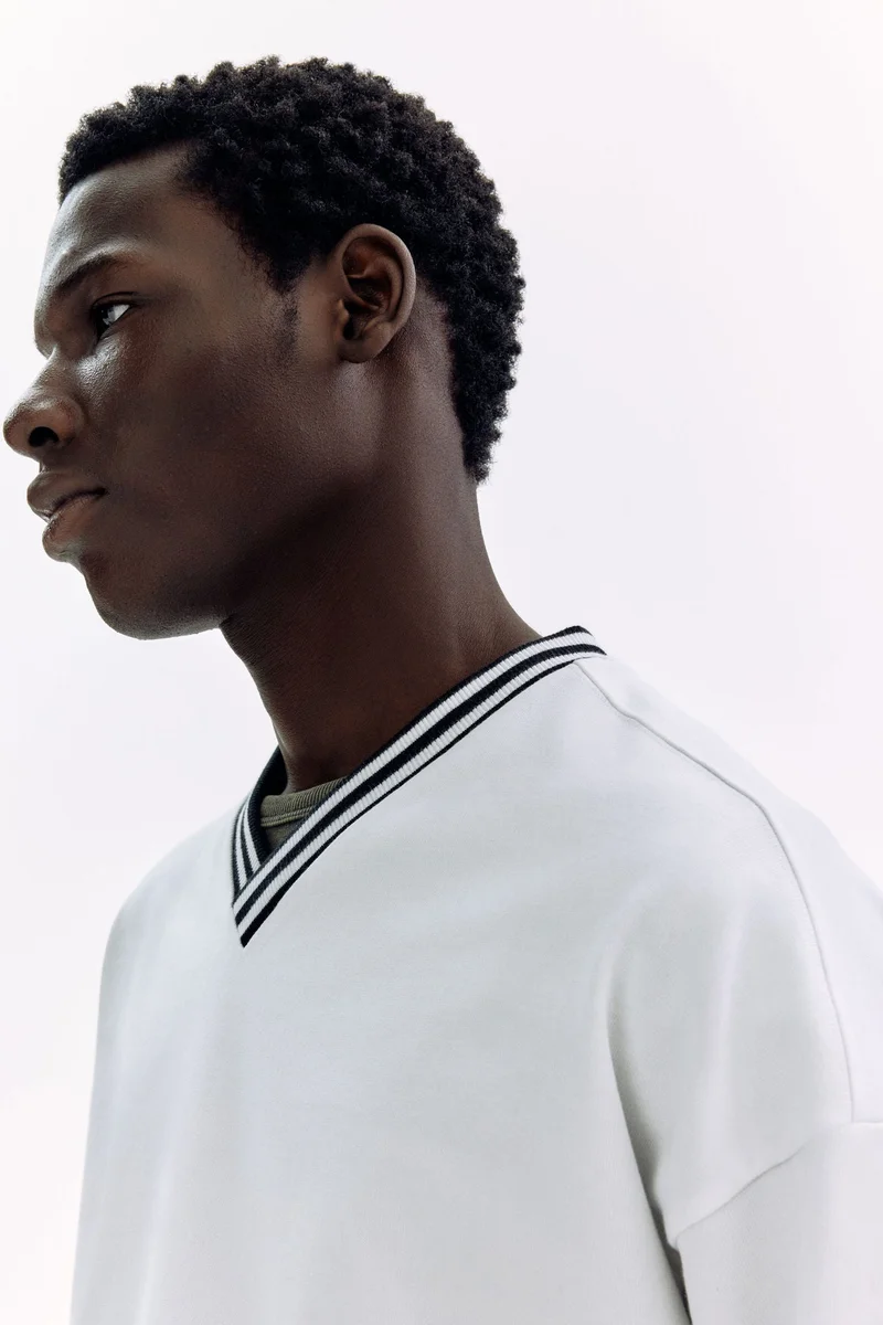 H&M  Oversized Fit Cotton T-shirt for Men | Best Price UAE
