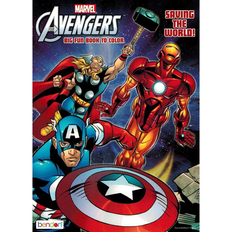Marvel Avengers Big Fun Book to Color - 80 Pages - Image 1