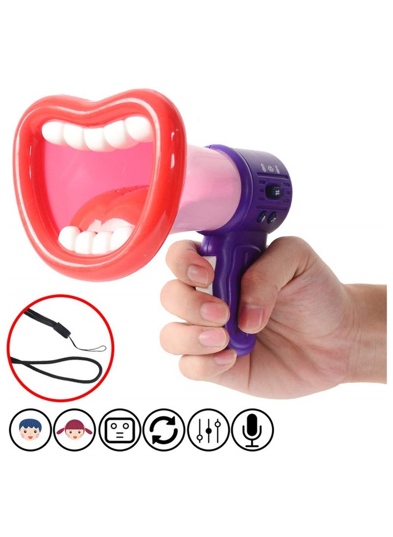 KASTWAVE Trumpet Toy Kids Voice Changer Toy Megaphone Function Toy with Recording Microphone Childrens Speaker Toys Mini Voice Changer Gift - Image 3