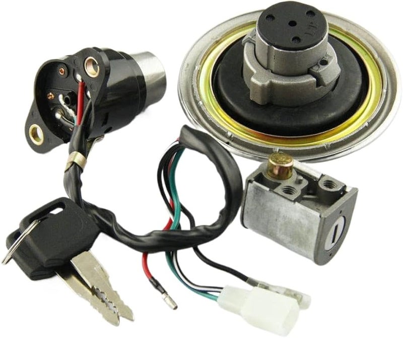 مجموعة مفتاح تشغيل الدراجة النارية وغطاء خزان الوقود، 2 قطعة، لـ CM125 1987-1999 - Image 5