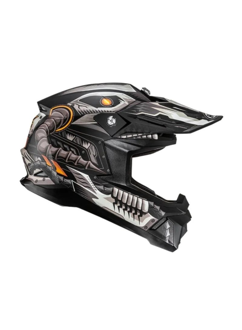 HJC C50 MECHA BEAST BK/GRY Helmet - Image 1