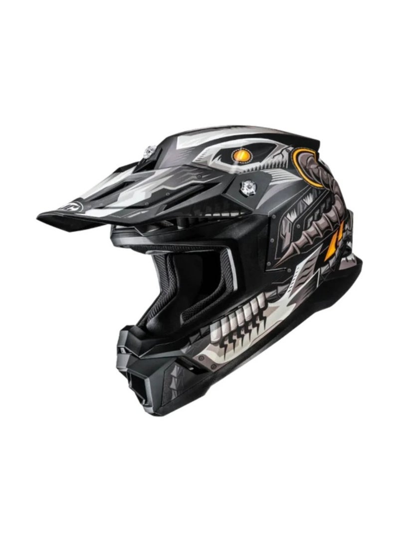 HJC C50 MECHA BEAST BK/GRY Helmet - Image 2