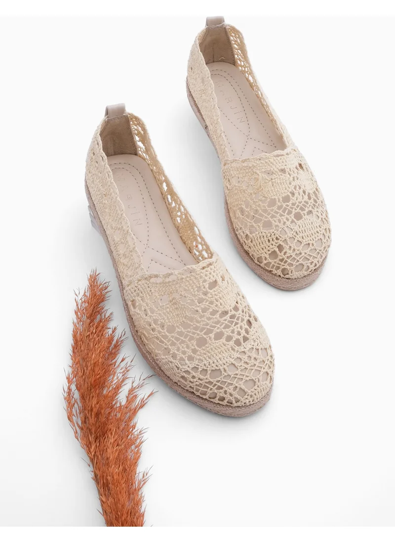 مارجين Margin Women's Knitted Espadrille Erlin