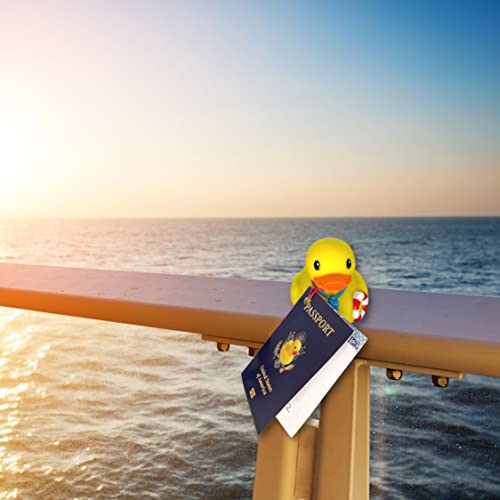 Lashicorn Passport Cruising Ducks Tag for Cruise Ship Game Attach to Rubber Sailing Ducks | 30 pk | Large 4 x 3” Hole Punch and Fold DIY Cruise Line Carnival Royal Caribbean What Luck You Found a Cruising Duck - Image 5