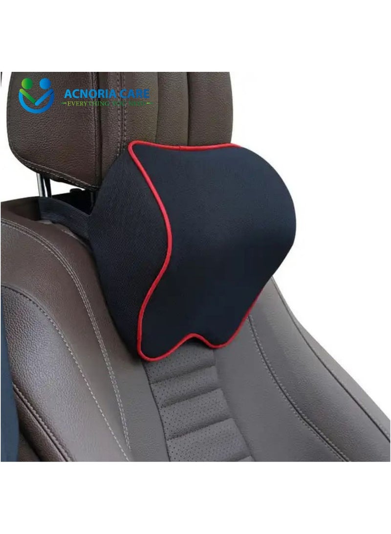 اكنوريا كير وسادة دعم للرقبة مصنوعة من اسفنج الميموري فوم، مريحة للرأس والرقبة لتخفيف الالم جيدة التهوية ومناسبة للسيارة والمكتب - من أكنوريا كير - Image 1