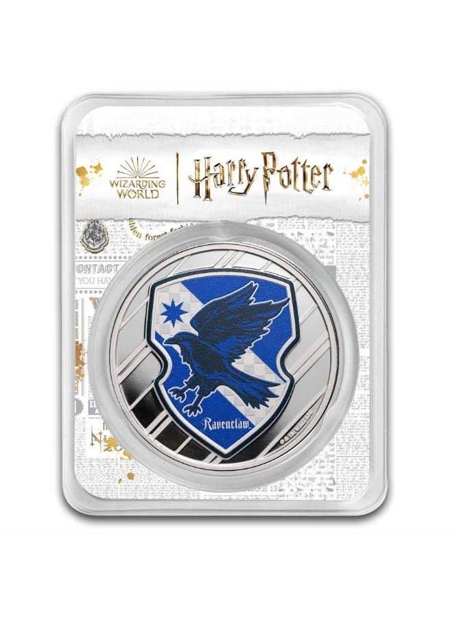 PAMP 1 oz Colorized Harry Potter Ravenclaw Silver Round – Proof‑Like (.999 Fine) - Image 1