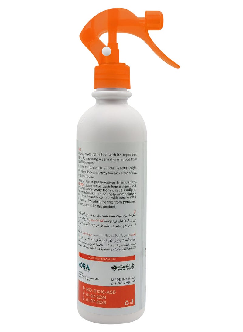 نورا معطر جو برائحة الخوخ من نورا 460 مل برائحة منعشة تدوم طويلاً للمنزل والمكتب - Image 4