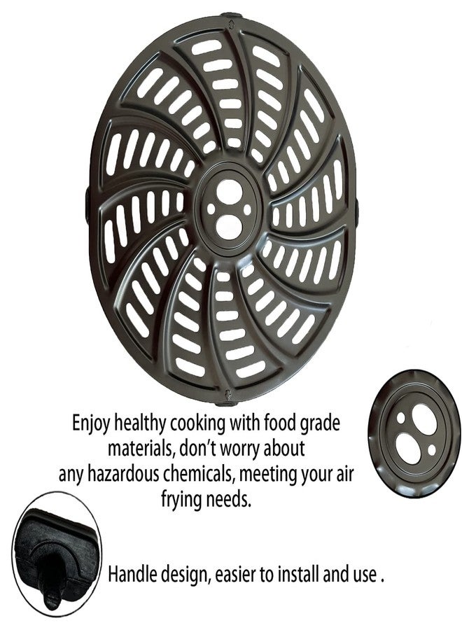 GSZN صينية بديلة لقلاية الهواء GSZN لقلايات الهواء Gourmia GAF698/GAF686 سعة 6 كوارت، صينية شواء مُحسّنة لقلايات الهواء Gourmia سعة 6 كوارت، غير لاصقة، آمنة للغسل في غسالة الأطباق - Image 5