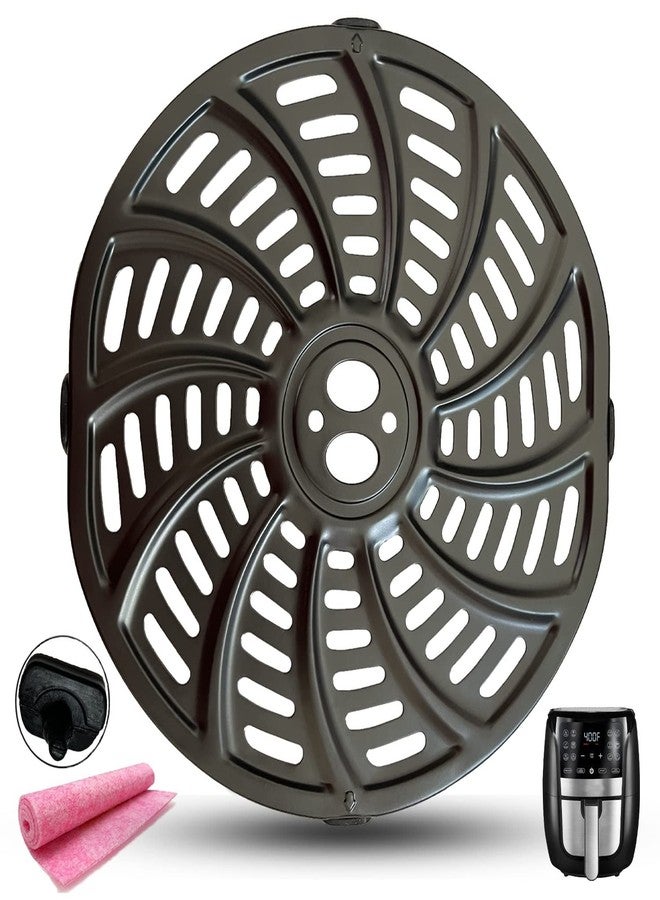 GSZN صينية بديلة لقلاية الهواء GSZN لقلايات الهواء Gourmia GAF698/GAF686 سعة 6 كوارت، صينية شواء مُحسّنة لقلايات الهواء Gourmia سعة 6 كوارت، غير لاصقة، آمنة للغسل في غسالة الأطباق - Image 1