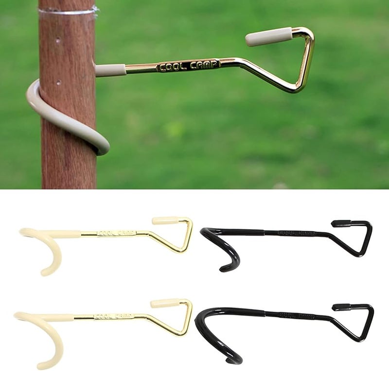 33 مم خطاف تعليق كاكي للتخييم، حامل ضوء خيمة محمول للهواء الطلق، معدات معدنية - Image 3