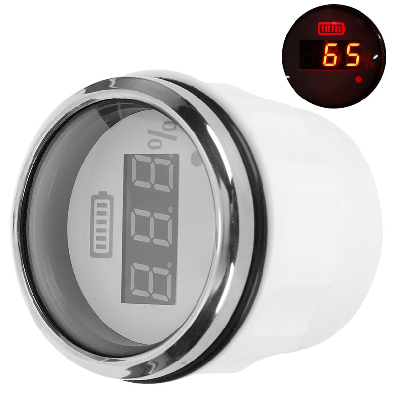 Digital Gauge 9-30VDC 0-10BAR - Waterproof Antifog Intelligent Alarm Marine Gauge for Ships Electric Vehicles Electric Boats - Image 3