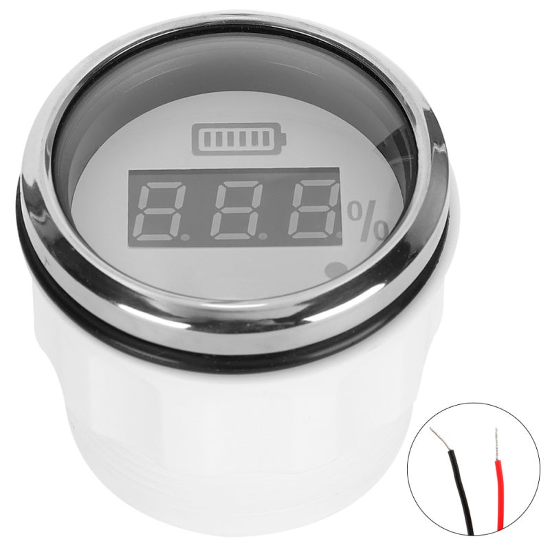 Digital Gauge 9-30VDC 0-10BAR - Waterproof Antifog Intelligent Alarm Marine Gauge for Ships Electric Vehicles Electric Boats - Image 2