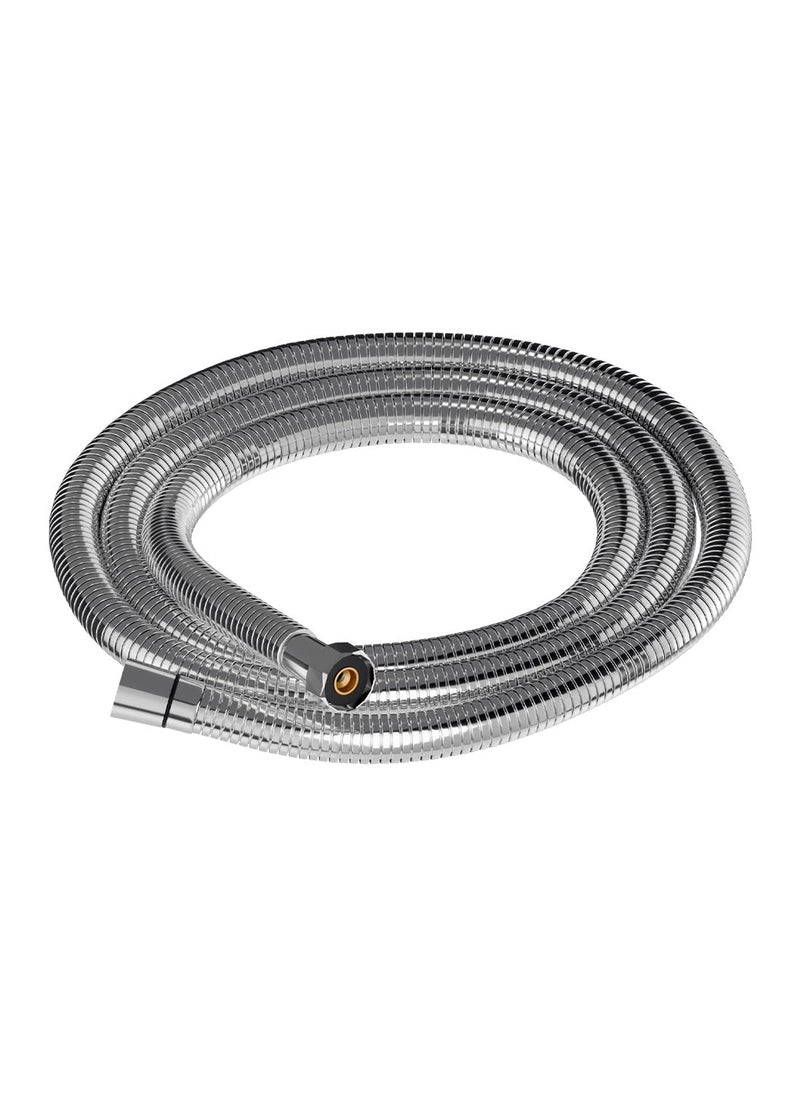 Lorazzo Lorazzo Stainless Steel 304 grade Hose Pipe 60 inches 15 meter long Flexible Compatible with hand shower health faucet Chrome color With brass nuts and inserts 1year warranty  - Image 1